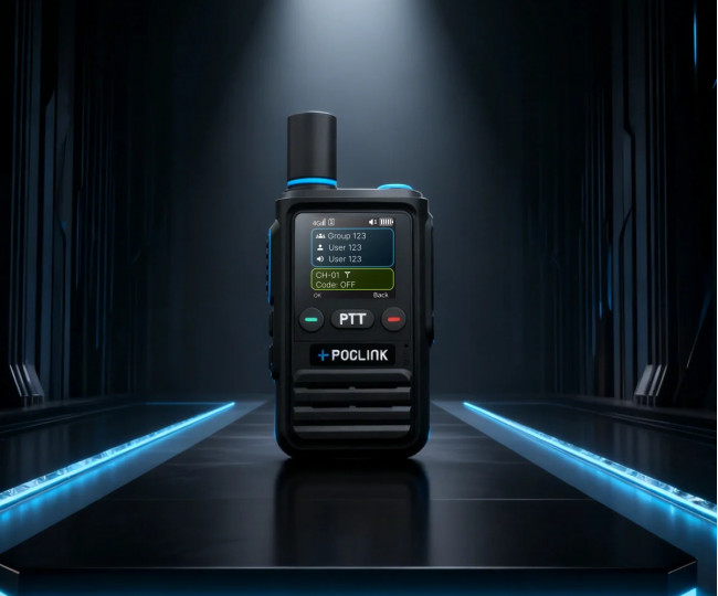 Передова двомережева переносна рація POC-1 Pro 4G + Wi-Fi Global Walkie Talkie